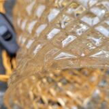 Moulded glass globe walking lamp