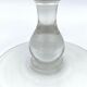 Coupe en verre depoli decor de raisin XX eme pied douche