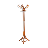 Baumann curved wooden parrot coat rack