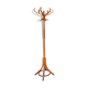 Baumann curved wooden parrot coat rack