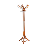 Baumann curved wooden parrot coat rack