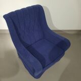 Graceful arm chair / wool bouclé / 70's