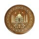 Anglo-Indian Taj Mahal Side Table Plant Table Teak 41cm
