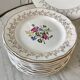 Dessert service cake dish and 12 dessert plates Digoin Sarreguemines Pamplona