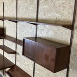 60s 70s teak wall shelf Wall Unit Kai Kristiansen for FM Møbler Denmark