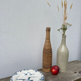 Iron earth plate Gien patterns seagulls and shell old mural