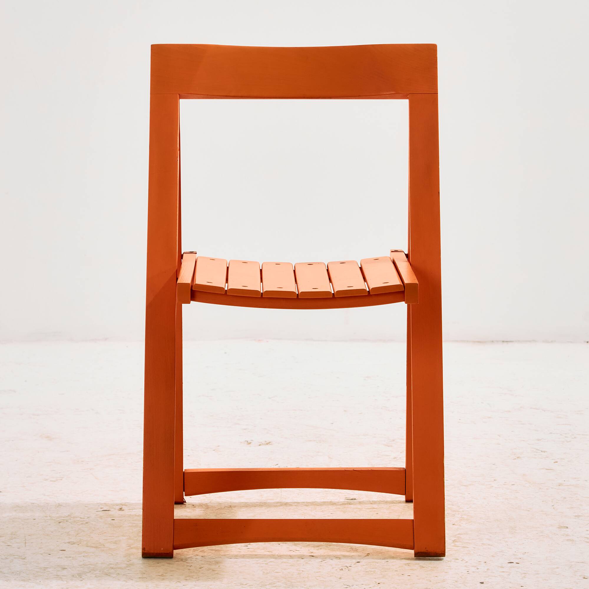 Beech foldable chair by Aldo Jacober for Alberto Bazzani, set of 4.