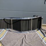 3x Original Cassina Le Corbusier Lc4 Black/chrome, New!
