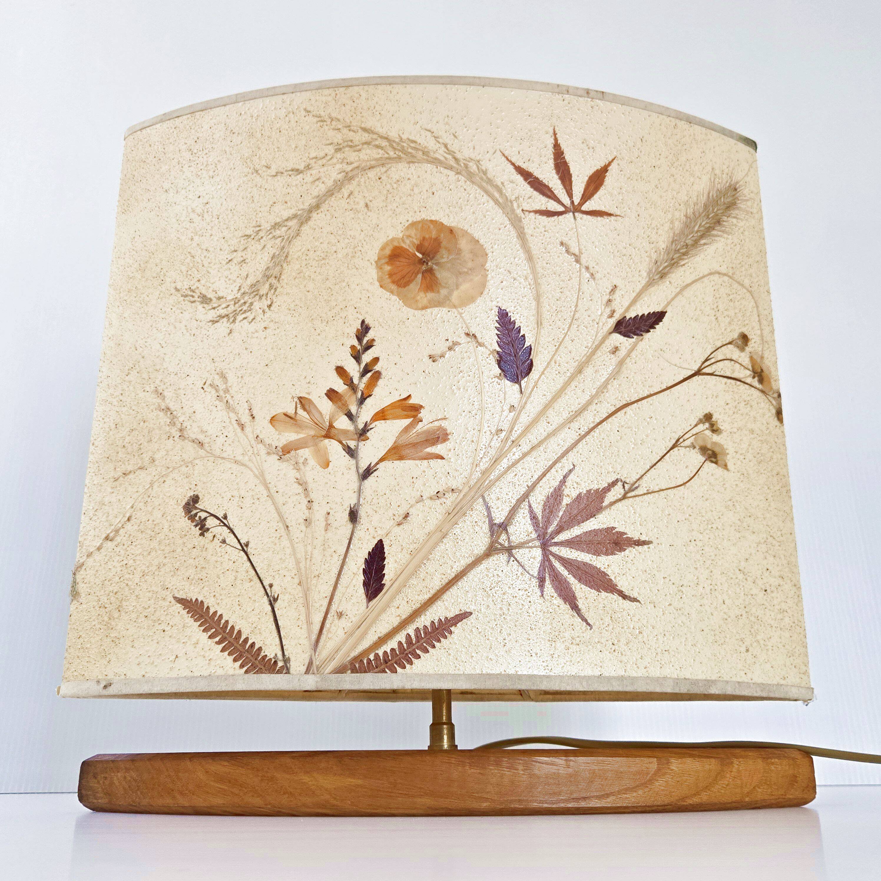 Vintage herbarium lamp 1970