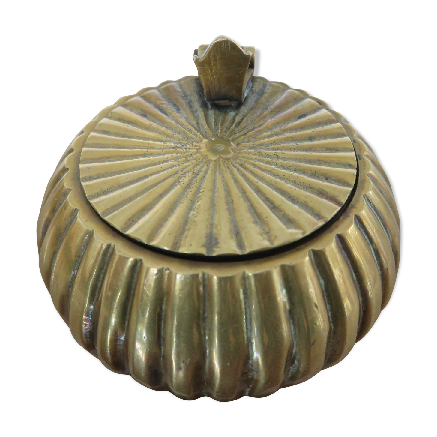 Brass pocket ashtray 60s 70s