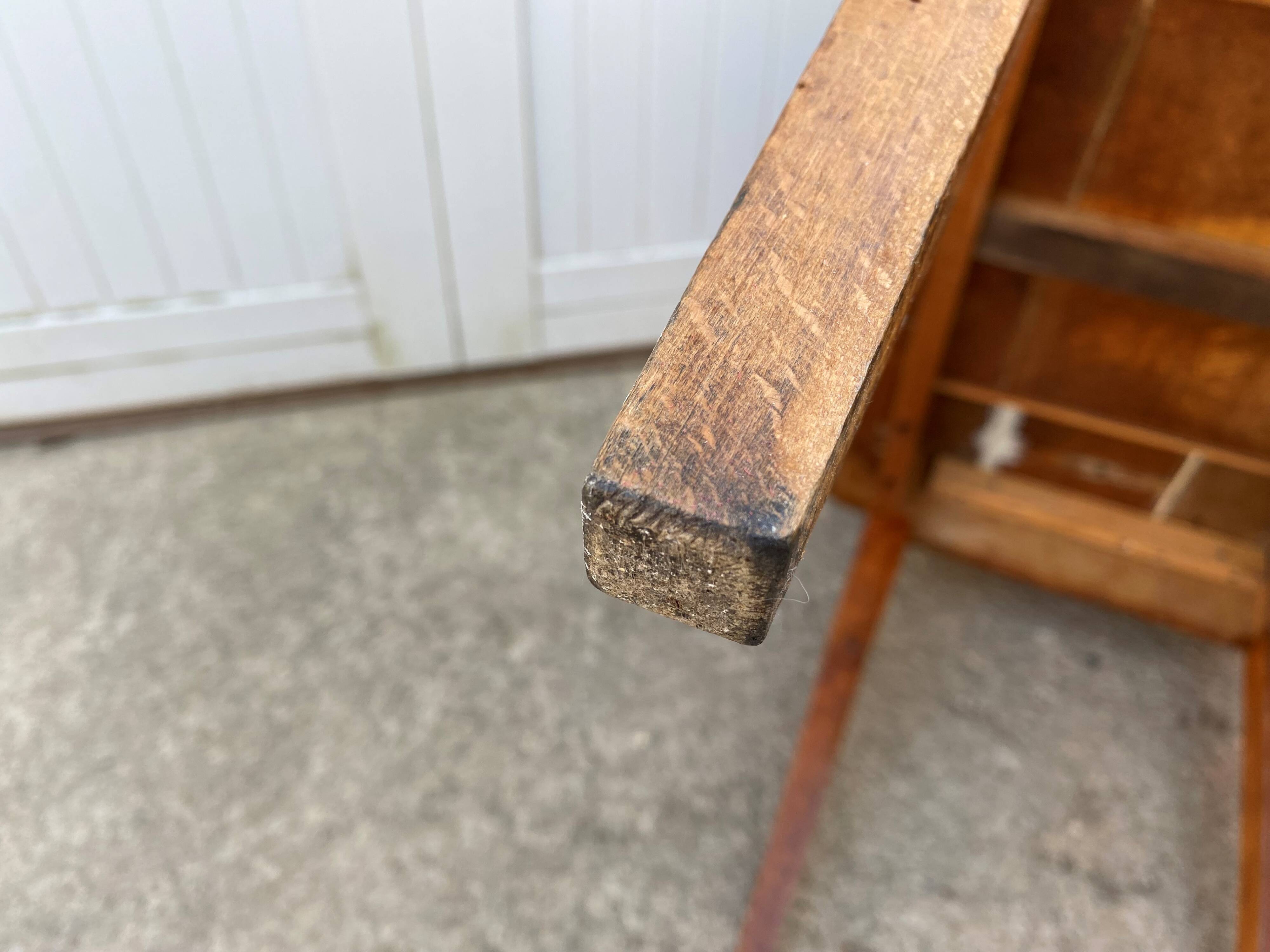 Desk with 1 drawer, oak top, 105x56cm