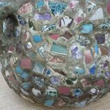 Pot terracotta mosaic called picassiette