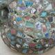 Pot terracotta mosaic called picassiette
