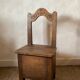 Antique solid oak chair