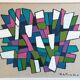 Abstract composition 70's by Robert de FERAUDY 1979