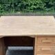 Renovated vintage American desk in raw wood
