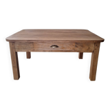 Farmhouse oak coffee table in country style