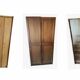 Set of 2 vintage solid wood cabinets + designer display cabinet
