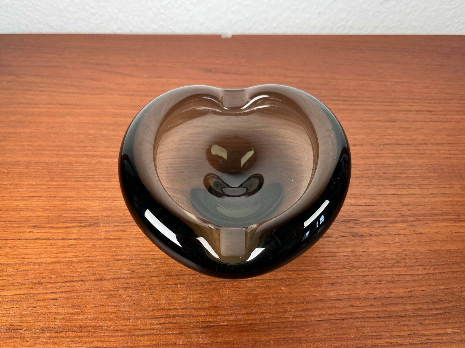 Mid-Century Danish Glass Ashtray by Per Lütken for Holmegaard, 1962