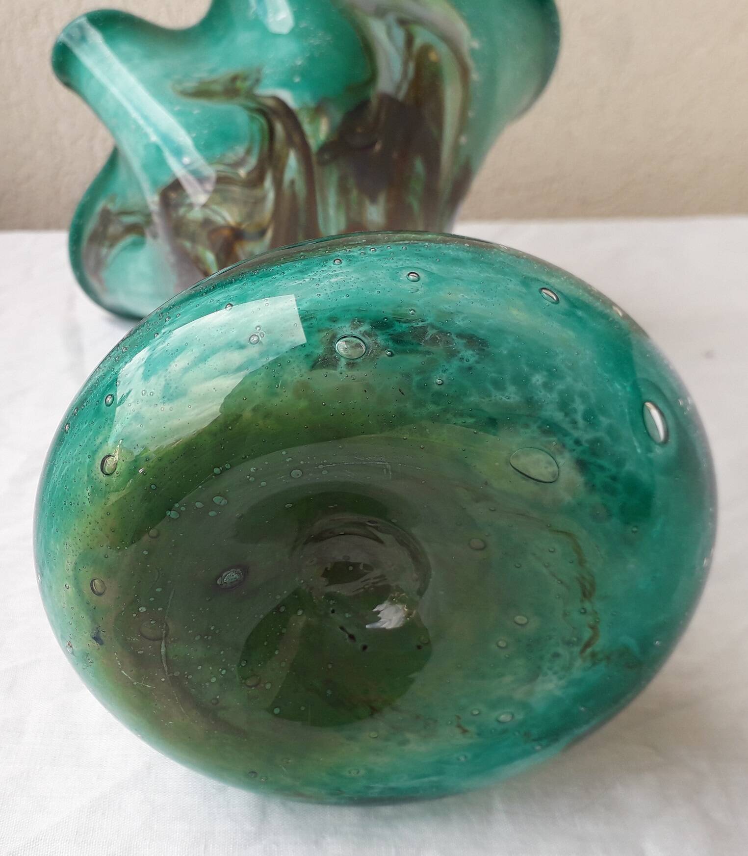 Blown glass vase