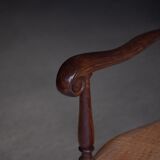 Vintage Chiavarina chair with armrests, 1950s