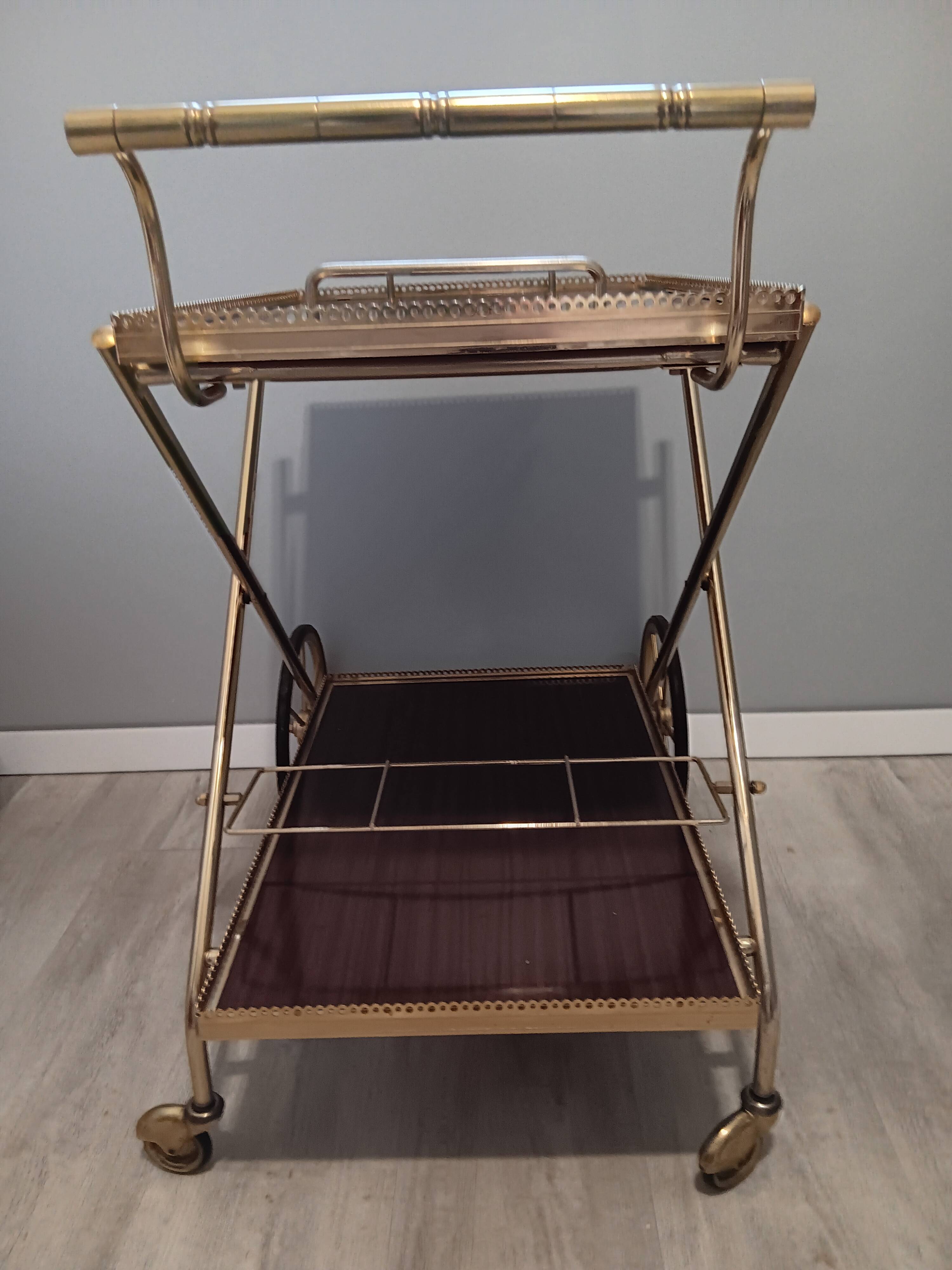 Vintage serving trolley