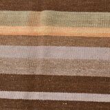 7x10 Soft Color Pastel Brown Vintage Rug, 210x291Cm SK 2356