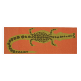 Crocodile runner - tomato (wool)
