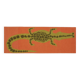 Crocodile runner - tomato (wool)