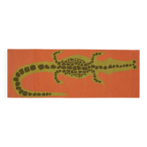 Crocodile runner - tomato (wool)