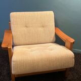 Elm and Maison Regain fabric armchair