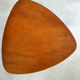 Vintage bow-wood coffee table, design Steiner 1960