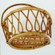 Panier vintage en rotin