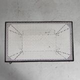 Vintage sculptural steel, (Mategot style) side table, 1950s