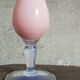 Duo of soliflores vintage glass and opaline