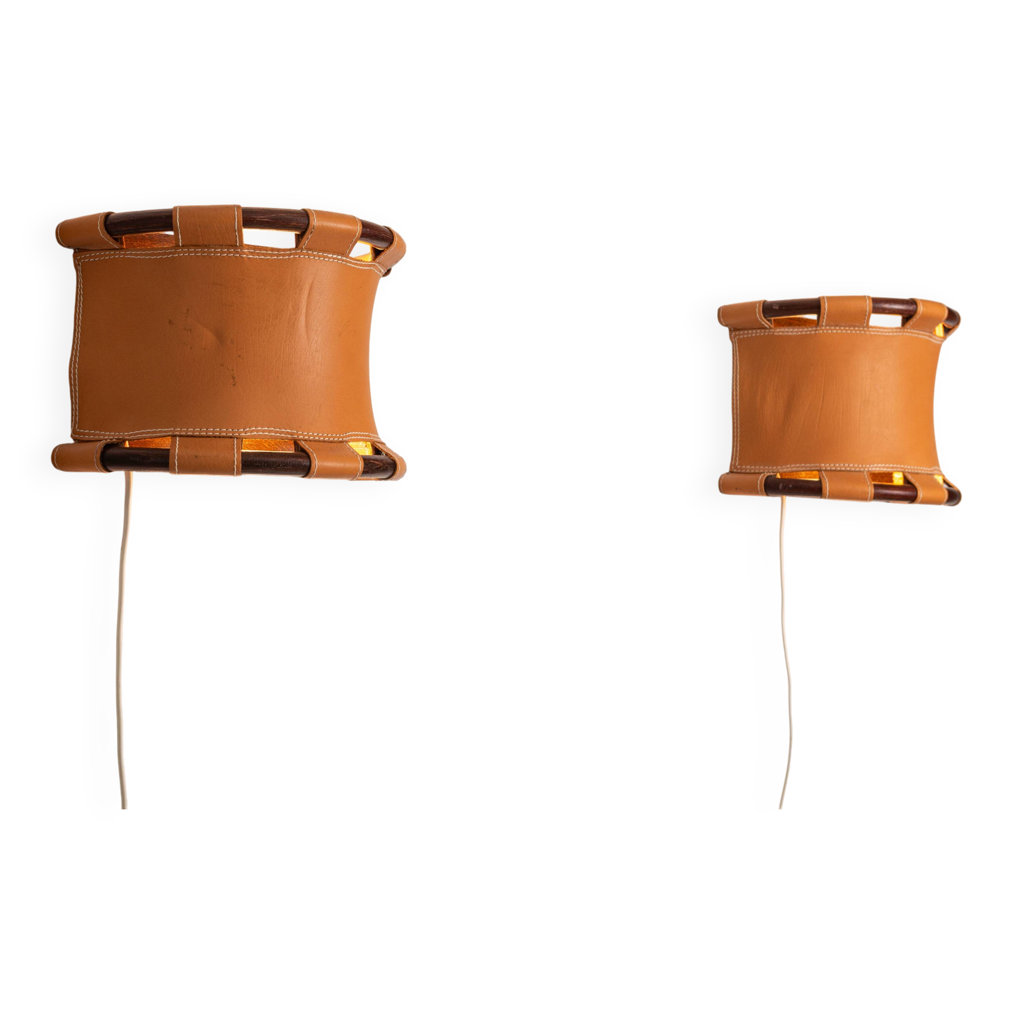 Anna Ehrner pair of wall lamps for Ateljé Lyktan