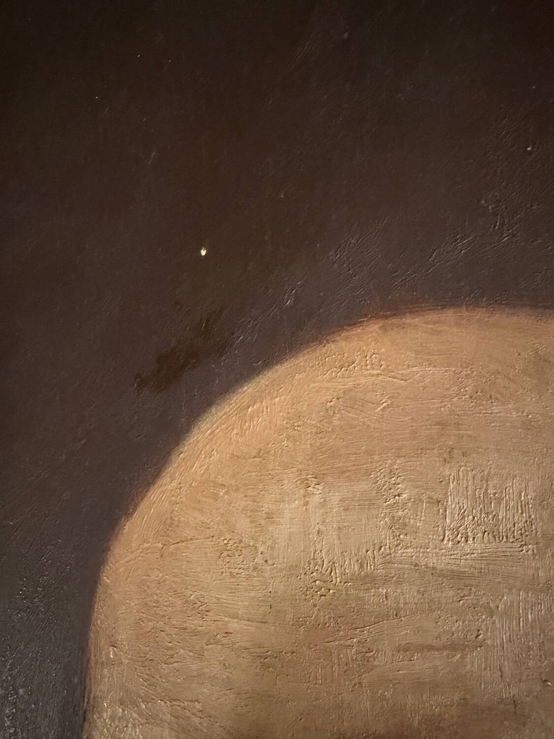 Tableau: oil on panel - portrait of a man