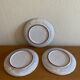 Vintage plates with thistle decor