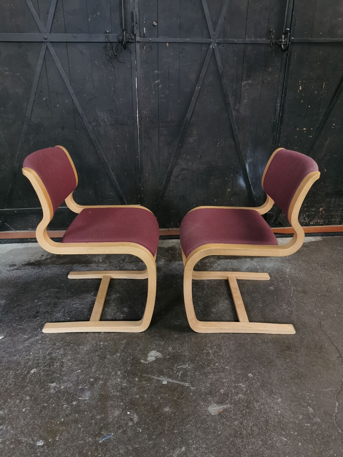 Vintage Scandinavian design armchairs Magnus Olesen Denmark