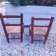 2 vintage children's chairs