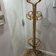 Vintage Italian Bamboo Rattan Coat Stand 1970s