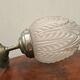 Art deco pendant light, frosted glass, French work