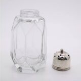 Saupoudreuse sucrier en cristal epns