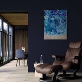 Tormented - modern abstract art web, acrylic, 90x120cm, unique piece