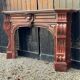 Napoleon III Fireplace in Red Griotte Marble Circa 1880