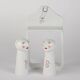 Porcelain salt and pepper pots designed by Jindra Viková
