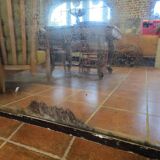 Napoleon III style panoramic mirror