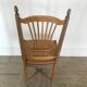 Series of nine painted wooden Provencal chairs