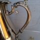 Coffee / teapot in silver metal St Louis XV
