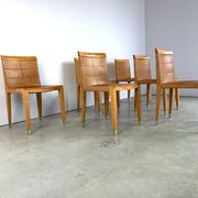 Aro dining chairs by Chi Wing Lo for Giorgetti, Italy - set of 6